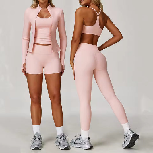 GainsLabShop – Popilush&Brxl Seamless Jumpsuit: Elègans ak konfò pou sport