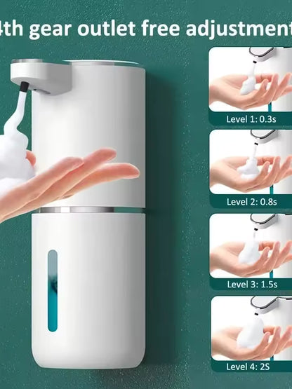 Smart Infrared Foam Soap Dispenser | 380ml, USB Rechargeable, 4-Level Control